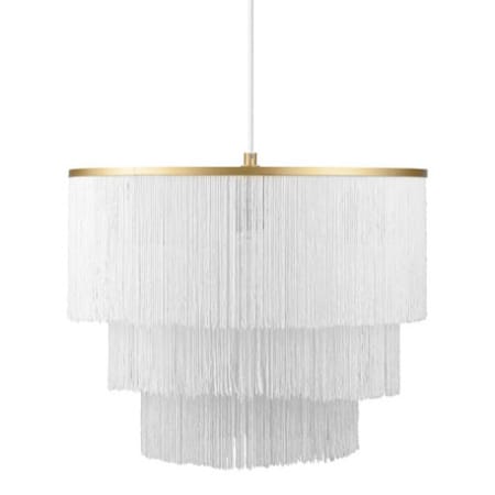 Bellevue Riverside 17" Wide Pendant Matte Gold
