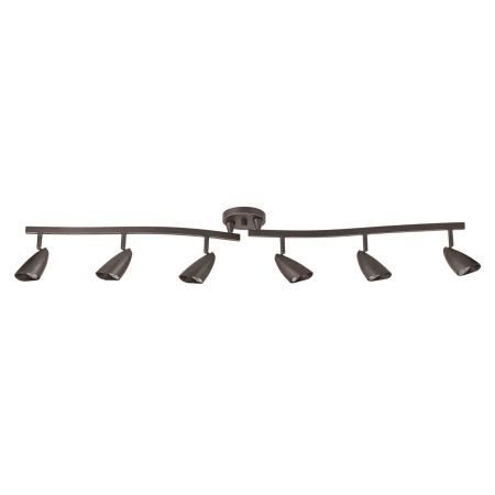 Bellevue Erinome 6 Light 52-3/8" Wide Fixed Rail Ceiling Fixture Oil Rubbed Bronze