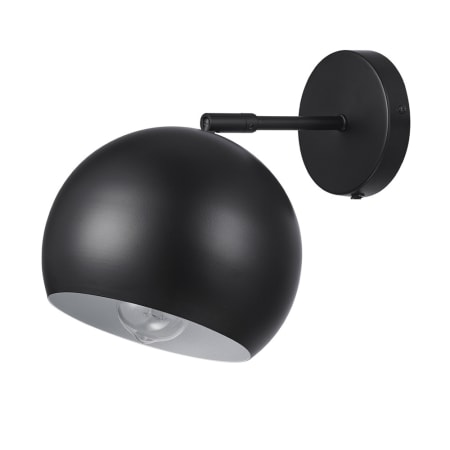 Bellevue Hypno 9" Tall Hardwired or Plug-In Wall Sconce Matte Black