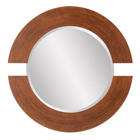 Bellevue 38" Diameter Circular Framed Bathroom Mirror Burnished Copper
