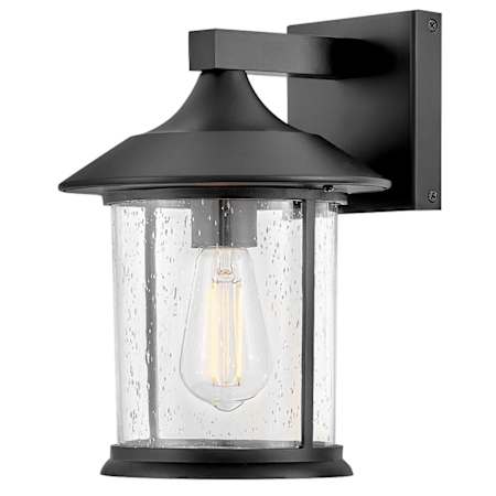 Bellevue Jonah 12" Tall Outdoor Wall Sconce Black