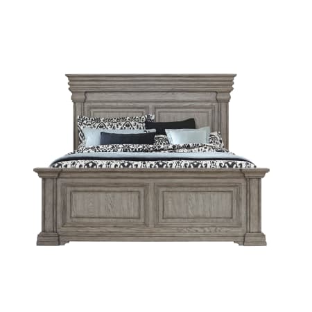 Bellevue Lugdunensis King Hardwood Panel Bed Frame Heritage Taupe