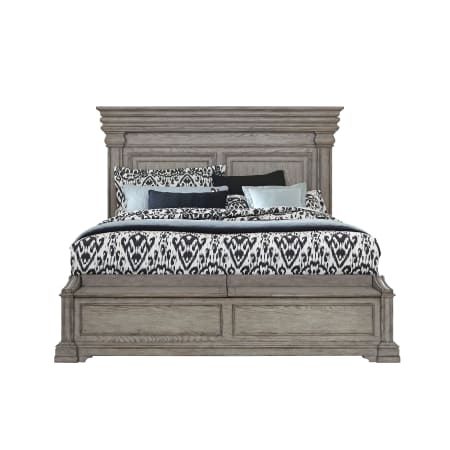 Bellevue Lugdunum Queen Hardwood Bed Frame Heritage Taupe