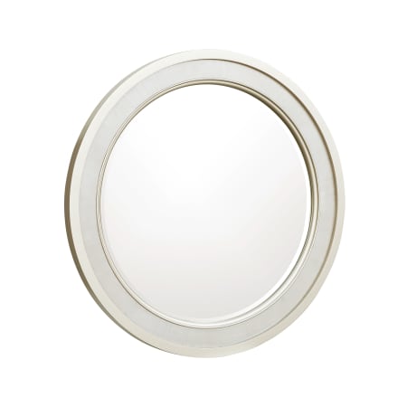 Bellevue Zoey 40" Diameter Oval Framed Bathroom Mirror Silver