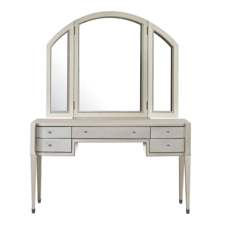 Bellevue Zoey 46-1/8" W x 33-1/2" H Specialty Framed Bathroom Mirror Silver