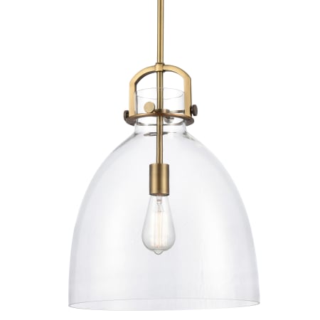 Bellevue Wendell 14" Wide Pendant Brushed Brass