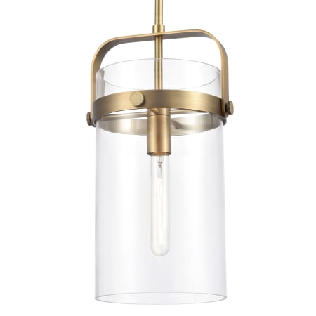 Bellevue Ethel 9" Wide Mini Pendant Brushed Brass