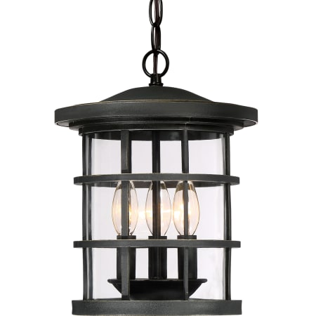 Bellevue Ethyl 3 Light 10" Wide Outdoor Taper Candle Mini Pendant Oil Rubbed Bronze