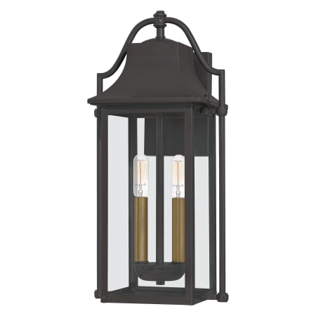 Bellevue Elsie 2 Light 19" Tall Outdoor Wall Sconce Western Bronze