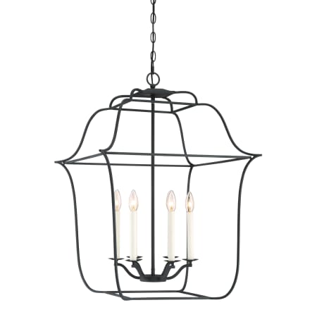Bellevue Lynn 6 Light 22" Wide Chandelier Royal Ebony
