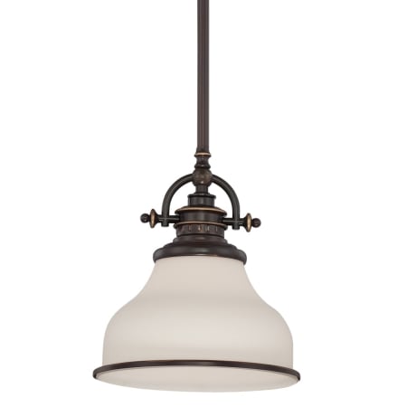 Bellevue Hamblen Single Light 8" Wide Pendant Palladian Bronze