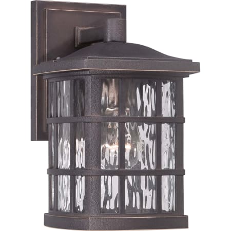 Bellevue Cambria 1 Light 11" Tall Outdoor Wall Sconce with Clear Water Glass Palladian Bronze