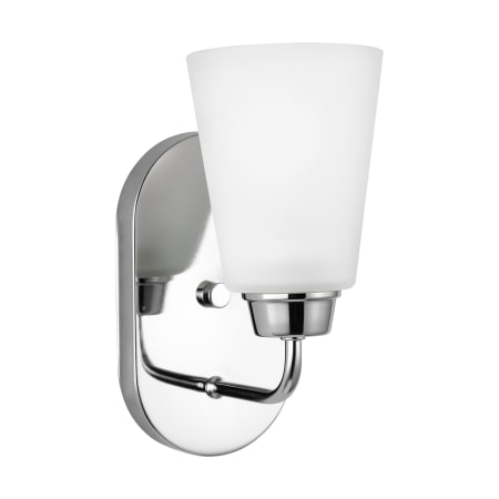 Bellevue Adams Single Light 5" Wide Bathroom Sconce Chrome