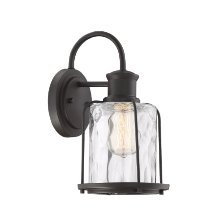 Bellevue Single Light 13" Tall Outdoor Wall Sconce Oil Rubbed Bronze
