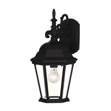 Bellevue 18" Tall Outdoor Wall Sconce Black