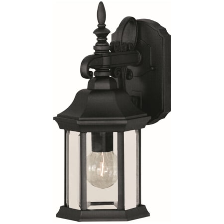 Bellevue 14" Tall Outdoor Wall Sconce Black