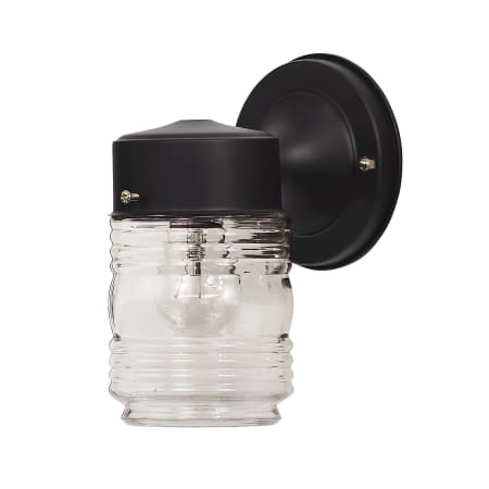 Bellevue 8" Tall Outdoor Wall Sconce Black
