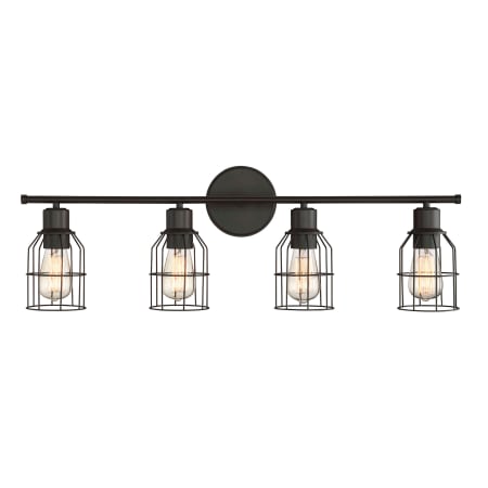 Bellevue 4 Light 32" Wide Bathroom Vanity Light Oil Rubbed Bronze