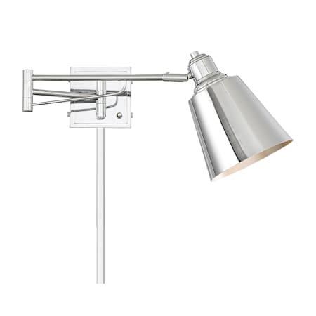 Bellevue Single Light 9" Tall Wall Sconce Chrome