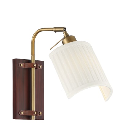 Bellevue 12" Tall Wall Sconce Natural Brass