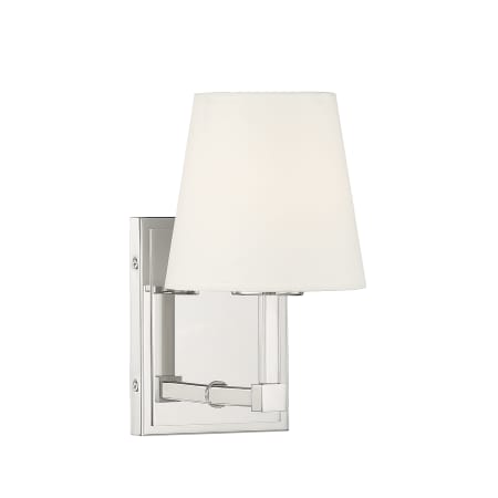 Bellevue 10" Tall Wall Sconce Polished Nickel