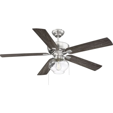 Bellevue 52" 5 Blade Dual Mounting Indoor Ceiling Fan Brushed Nickel