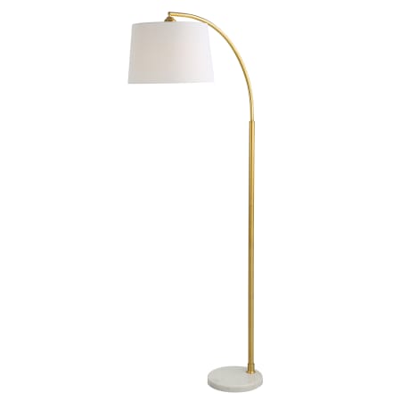 Bellevue Nathanial 65" Tall Arc Floor Lamp Gold / White