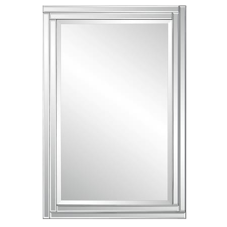 Bellevue Storm 24" W x 36" H Modern Rectangular Framed Bathroom Wall Mirror Black