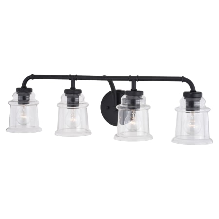 Bellevue Omar 4 Light 31" Wide Vanity Light Matte Black