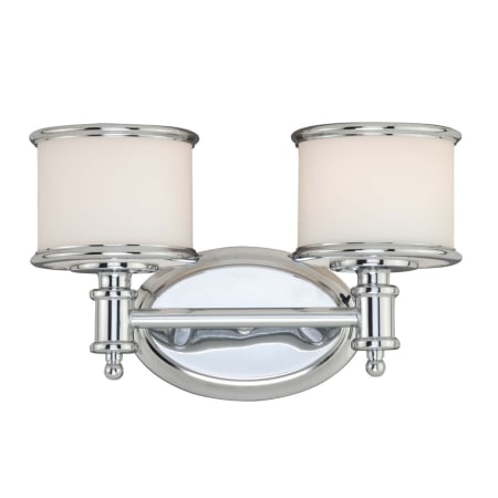 Bellevue Xavier 2 Light 14" Wide Bathroom Vanity Light Chrome