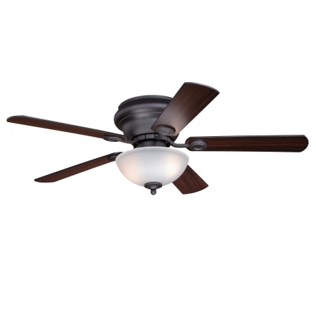 Bellevue Adrian 42" 5 Blade Indoor Ceiling Fan with a Glass Shade Noble Bronze