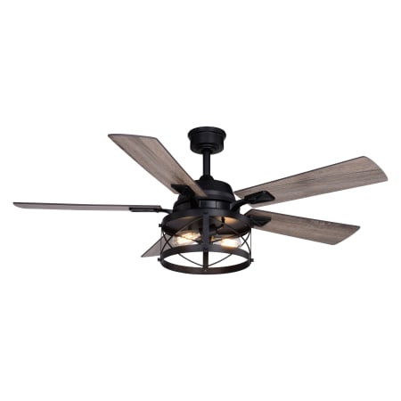 Bellevue Cyclops 52" 5 Blade LED Indoor Ceiling Fan with Remote Control Black
