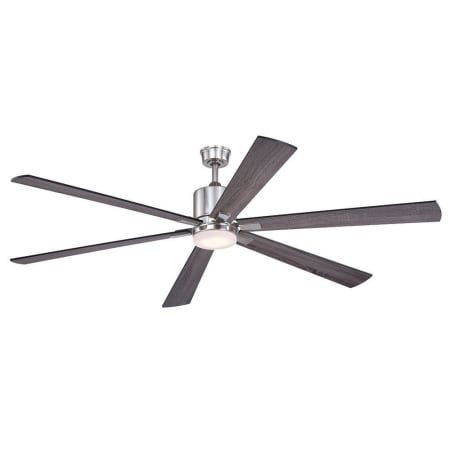 Bellevue Aaron 72" 6 Blade Indoor Ceiling Fan with Remote Control Satin Nickel