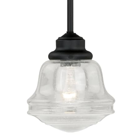Bellevue Kash Single Light 7" Wide Pendant with A Glass Shade Oil Rubbed Bronze
