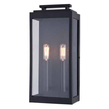 Bellevue Annalouise 16" Tall 2-Light Wall Sconce Textured Black