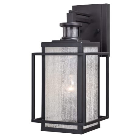 Bellevue Caleb 16" Tall Outdoor Wall Sconce with Glass Panel Shades and Motion Sensor Espresso Bronze