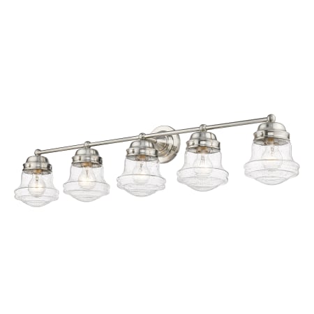 Bellevue Caesarion 5 Light 41" Wide Vanity Light Brushed Nickel