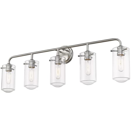 Bellevue Harrison 5 Light 38" Wide Bathroom Vanity Light Brushed Nickel