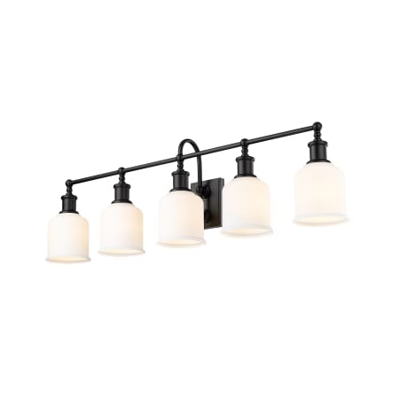 Bellevue Georgia 5 Light 41" Wide Vanity Light Matte Black
