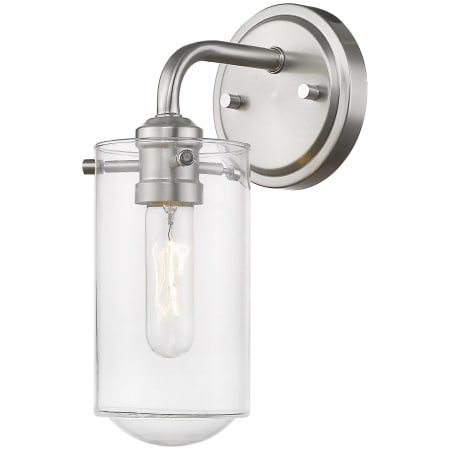 Bellevue Harrison 12" Tall Bathroom Sconce Brushed Nickel