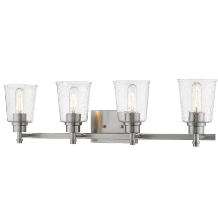 Bellevue Trigvey 4 Light 32" Wide Bathroom Vanity Light Brushed Nickel