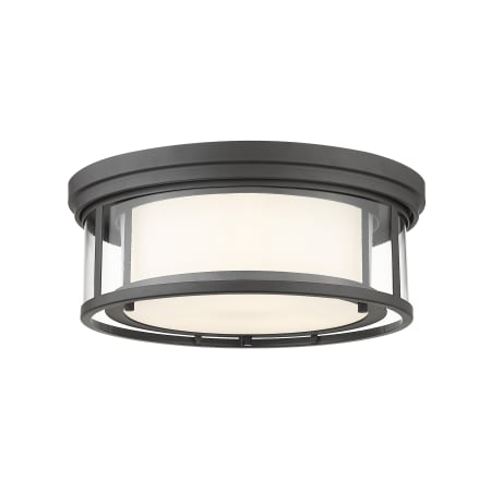 Bellevue Sylvia 3 Light 16" Wide Flush Mount Drum Ceiling Fixture Bronze