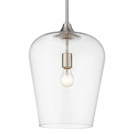 Bellevue Celia 12" Wide Pendant Brushed Nickel