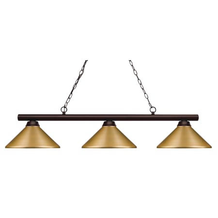 Bellevue Rosanne 3 Light 48" Wide Billiard Multi Light Pendant Bronze