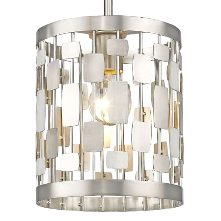 Bellevue Julia 6" Wide Mini Pendant Brushed Nickel