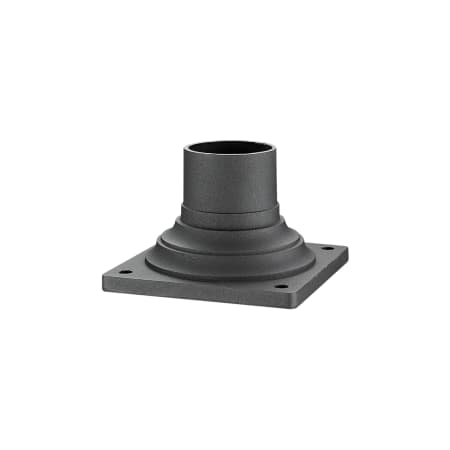 Bellevue Square 6" Wide Pier Mount Base Black
