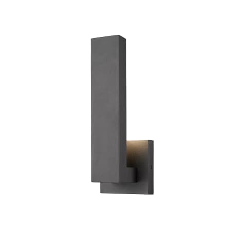 Bellevue Sellers 12" Tall LED Outdoor Wall Sconce Black