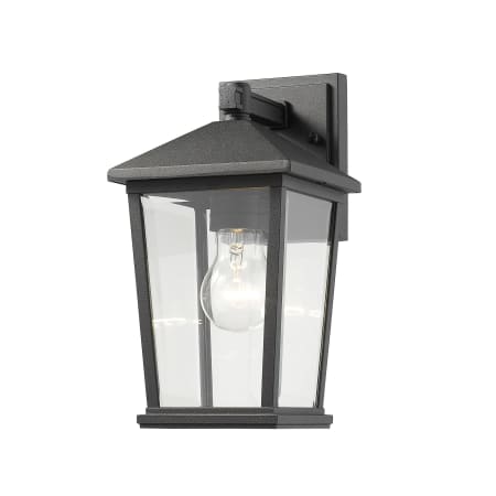 Bellevue Gordon 12" Tall Outdoor Wall Sconce Black