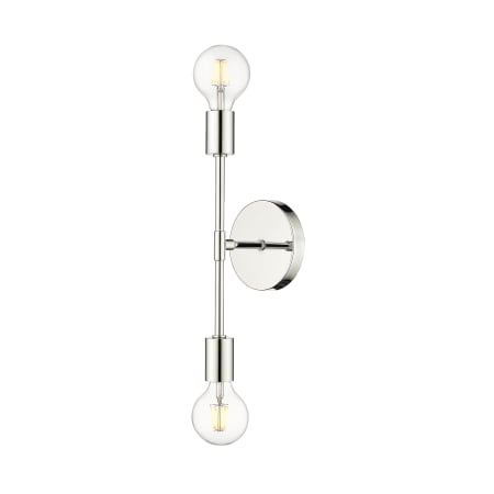 Bellevue Abra 2 Light 5" Tall Wall Sconce Chrome