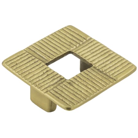 Belwith Keeler Omni 1-3/4" Center to Center Modern Designer Open Square Solid Brass Cabinet Handle / Drawer Pull from the Bijou Collection Brushed Golden Brass